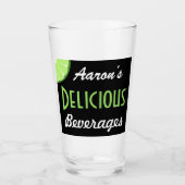 Cadeau Retro Lime Delicious Boisson Verre Cadeau (Devant)
