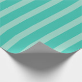 Cadeau Retro Noël Vacances Bleu Vert papier d'enveloppeme (Coin)