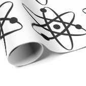 Cadeau Rétro papier atomique de la science-fiction (Coin rond)