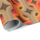 Cadeau Rétro papier d'emballage (Coin rond)