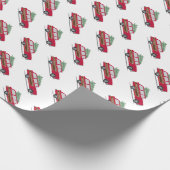 Cadeau Rétro papier d'emballage de chariot de station de (Coin)