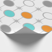 Cadeau Rétros points et papier d'emballage de Starbursts (Coin)