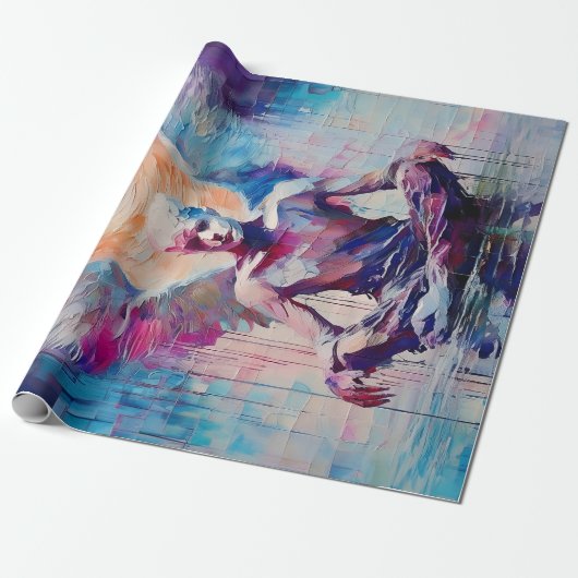 Cadeau Reverence & Sunrise, Collage de papier Angel Guard (Déroulé)