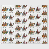 Cadeau Rois Voyage Voir Bébé Jésus Envelopper Papier (Plat)