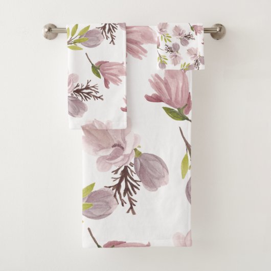 Cadeau romantique pour son motif de fleurs d'aquar (En situation)