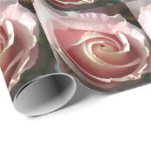 Cadeau Rose de papier à envelopper (Coin rond)