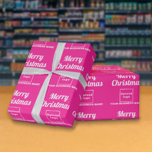 Cadeau Rose   Entreprise   Papier d'emballage de Noël