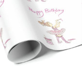 Cadeau ROSE fait sur commande de tutu de papier (Coin rond)