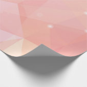 Cadeau Rose géométrique, Papier d'enveloppement (Coin)