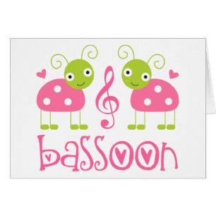 Cadeau rose mignon de musique de coccinelle de