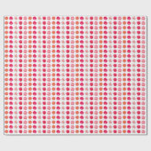 Cadeau Rose Répète Papier D'emballage (Plat)