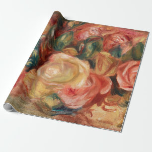 Cadeau Roses - Renoir Impressionniste Papier à envelopper