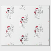 CADEAU ROTTO ROXIE'S CHRISTMAS WRAPPING PAPIER (Plat)