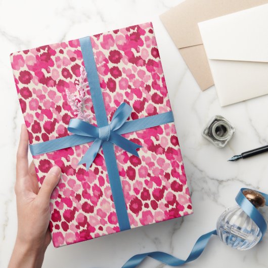Cadeau Rouleau de papier à embouteillage chic rose doux (Cadeaux)
