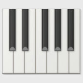 Cadeau Rouleau de papier clavier de piano géant (fond bei (Plat)