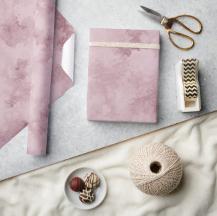 Cadeau Rouleau de papier d'emballage rose à texture
