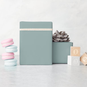 Cadeau Rouleau de papier d'emballage tendance - Bleu pous