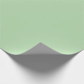 Cadeau Rouleau de papier d'emballage vert uni doux (Coin)