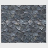 Cadeau Rouleau de papier d'enrobage de texture de pierre (Plat)