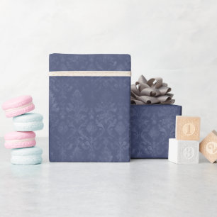 Cadeau Rouleau de papier d'enveloppement bleu foncé