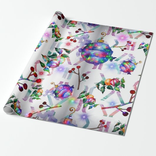 Cadeau Rouleau de papier d'enveloppement de Noël chinois (Déroulé)