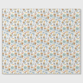 Cadeau Rouleau de papier Motif Capybara Space Wrapper (Plat)