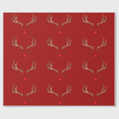 Cadeau Rudolph 7 Papier d'enveloppement (Plat)