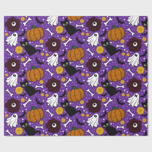 Cadeau Rufus Halloween papier à envelopper (Plat)