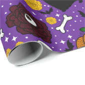 Cadeau Rufus Halloween papier à envelopper (Coin rond)