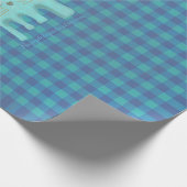 Cadeau Rupydetequila Papier Lin Linge Gingham Unique (Coin)