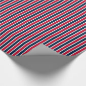 Cadeau RWB, Coord De Baseball. Bandes PAPIER DE WRAPPER 1 (Coin)