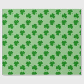 Cadeau Saint Patrick's Day chanceux trèfle Papier à envel (Plat)