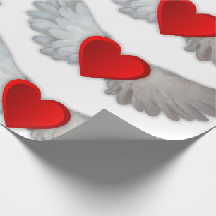 Cadeau Saint-Valentin, coeur doux envelopper papier