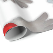 Cadeau Saint-Valentin, coeur doux envelopper papier (Coin rond)