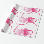 Cadeau Saint-Valentin, coeur doux envelopper papier (Déroulé)