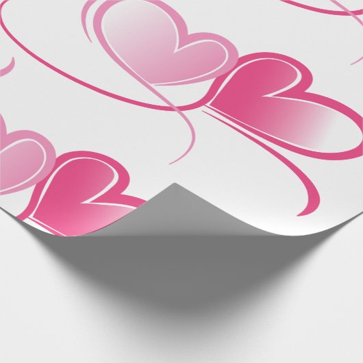 Cadeau Saint-Valentin, coeur doux envelopper papier (Coin)