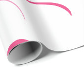 Cadeau Saint-Valentin, coeur doux envelopper papier (Coin rond)