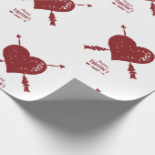 Cadeau Saint-Valentin, coeur doux envelopper papier (Coin)
