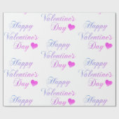 Cadeau Saint-Valentin, coeur doux envelopper papier (Plat)