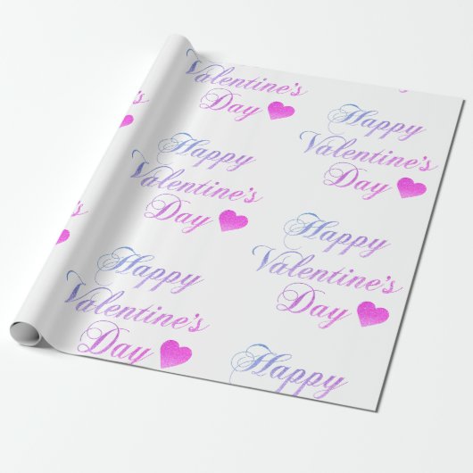 Cadeau Saint-Valentin, coeur doux envelopper papier (Déroulé)