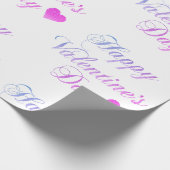 Cadeau Saint-Valentin, coeur doux envelopper papier (Coin)