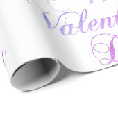 Cadeau Saint-Valentin, coeur doux envelopper papier (Coin rond)