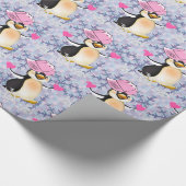 Cadeau Saint-Valentin Enveloppement papier Coeurs de ping (Coin)
