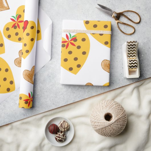 Cadeau Saint Valentin Envelopper le papier Coeurs (Artisanat)