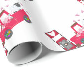 Cadeau Saint-Valentin Envelopper le papier mouton (Coin rond)