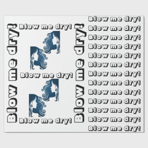 Cadeau Salon de beauté, Barbershop Wrapping Papier Blow m