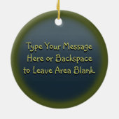 Cadeau saumoné personnalisé par ornement de pêche (Dos)