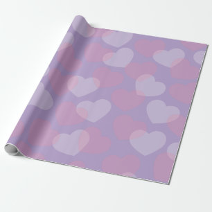 Cadeau Saupoudrer Papier d'enveloppement Motif cardiaqu