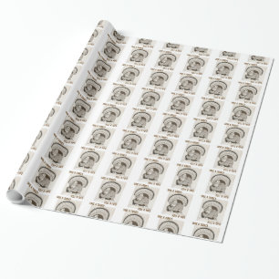Cadeau "Sauvez une dinde, tuez un tofu" Papier d'emballag