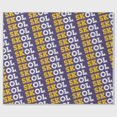 Cadeau Script de bloc "SKOL" - Papier de recouvrement (Plat)